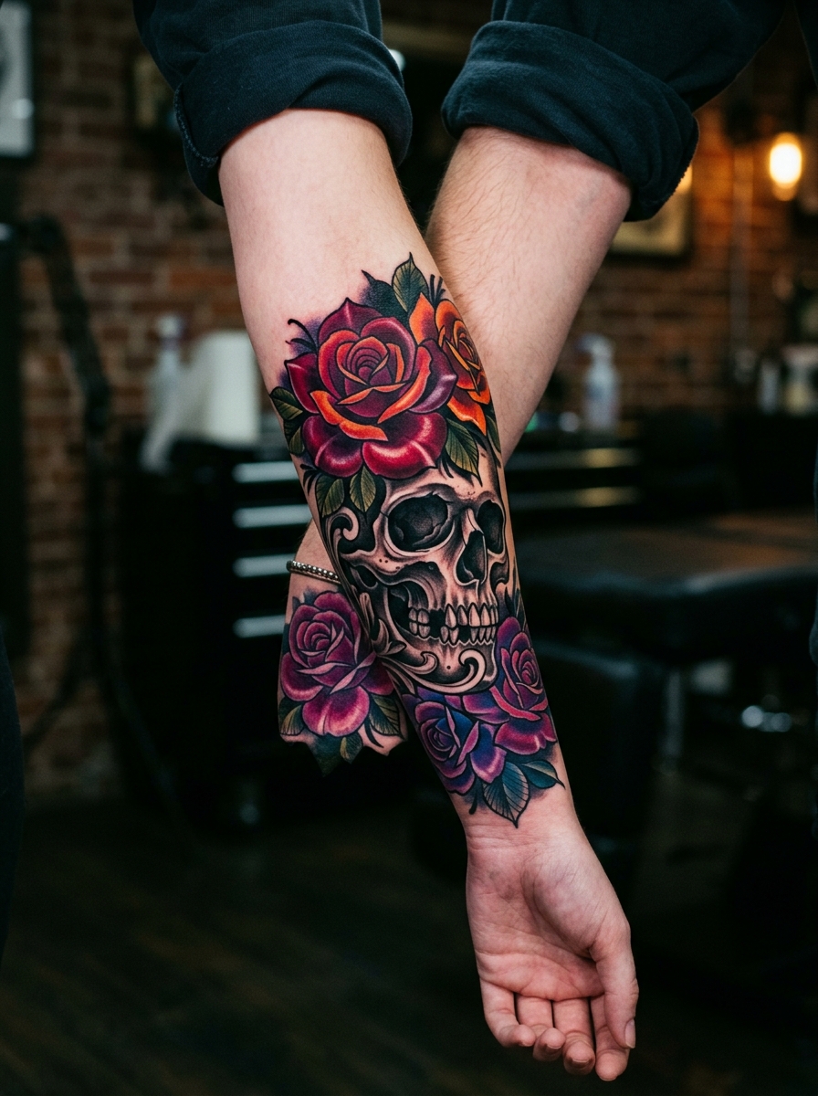 Neo-traditional tattoo